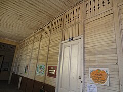 A gabaldon style of architecture is characterized with sashed windows made of latticed capiz-tagkawayan to provide the best natural ventilation.