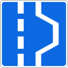 Emergency stopping lane