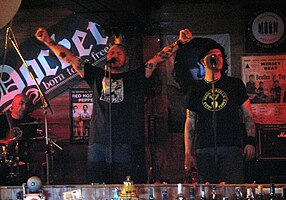 Lyapis Trubetskoy live at Docker Pub in Kiev, Ukraine, on 23 August 2008.