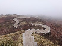 自韩国岳通向大浪池的木道