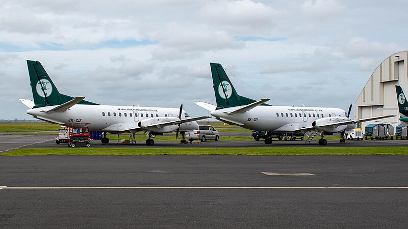 File:Air Chathams Saab 340s.jpg