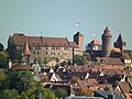 Nuremberg Castle (The Emperor's castle, left, and the Burgrave's castle, right)