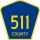 County Route 511 marker