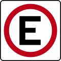 SR-21: Estacionamiento permitido