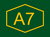 A7 highway logo