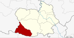 District location in Chai Nat province