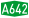 Autokinetodromos A642 number.svg