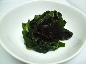 Plain boiled wakame