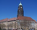 The "New City Hall", German: "Neues Dresdner Rathaus", seen from the Georgplatz.