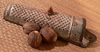 A nutmeg grater