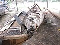 Small boat using the planks first method. Hoi An.