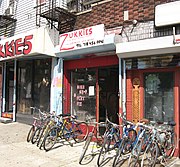 Zukkies Bike shop in East Williamsburg, Brooklyn