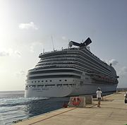 Carnival Magic departing from Cozumel, Mexico on June 30, 2015.