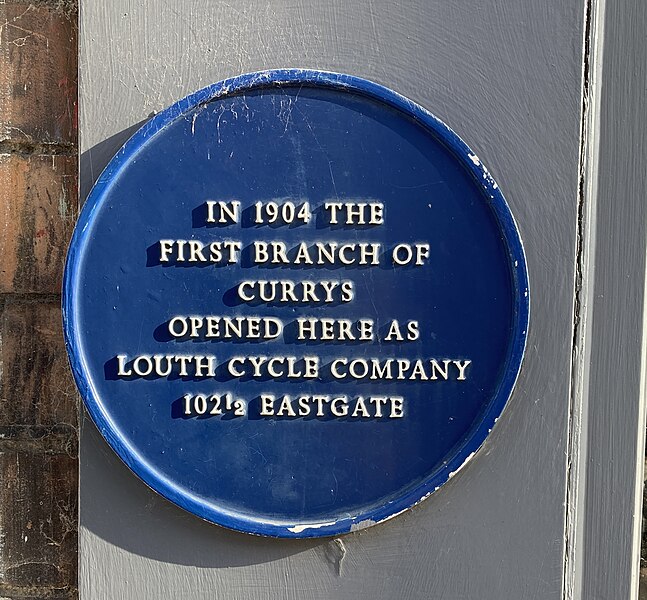 File:Currys blue plaque Louth.jpg