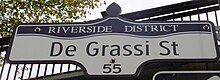 De Grassi Street Sign.jpg