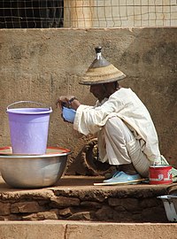 A Pullo (Fulani) man in Garibou village, Togo, West Africa