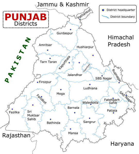 Файл:Punjab district map.png