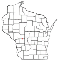 Location of Lincoln, Monroe County, Wisconsin