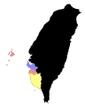 Image 4Administrative units of Taiwan under the Qing dynasty in 1685 (from History of Taiwan)