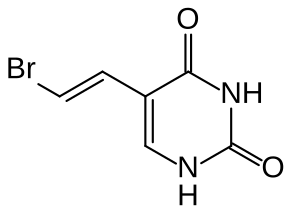 File:Bromovinyluracil skeletal.svg