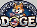 Шуточный логотип департамента DOGE