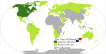 PTY Visa policy map.png