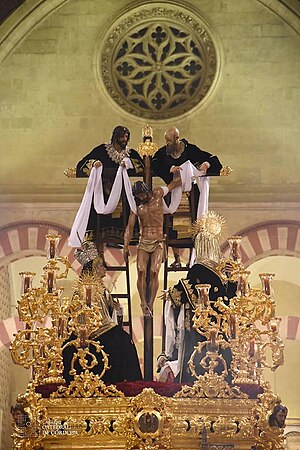 Paso de Misterio del Santísimo Cristo del Descendimiento.