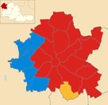 2011 results map