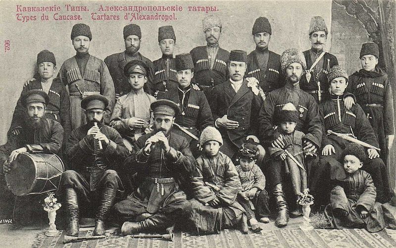 Файл:Azerbaijanis from Aleksandropol.jpg