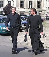 Non-liturgical clothing worn by Christian clerics.