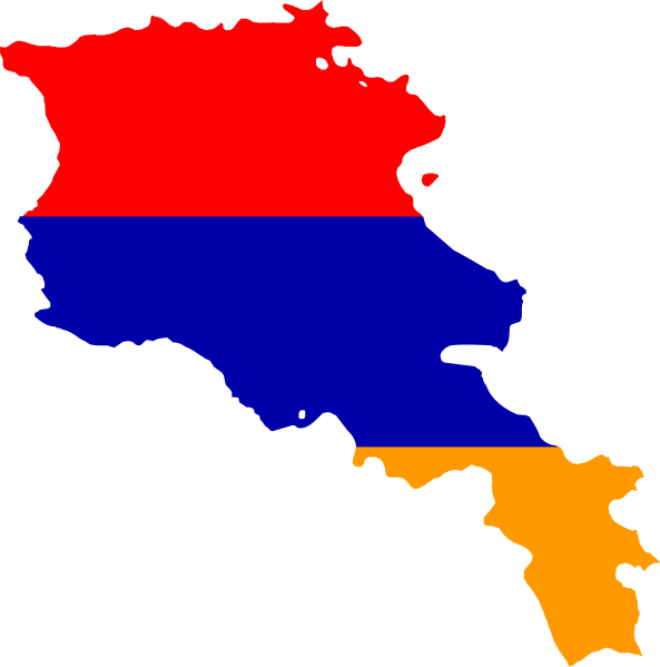 File:Flag map of Armenia.svg