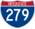 Interstate 279 marker