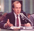 Image 52James Hansen during his 1988 testimony to Congress, which alerted the public to the dangers of global warming (from History of climate change science)