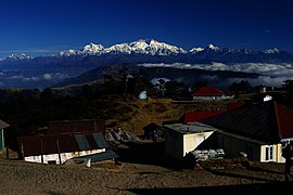 Singalila Range and Kanchenjungha from Sandakpur