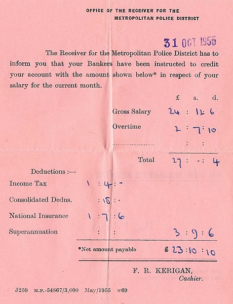 File:Metropolitan Police 1955 Payslip.jpg