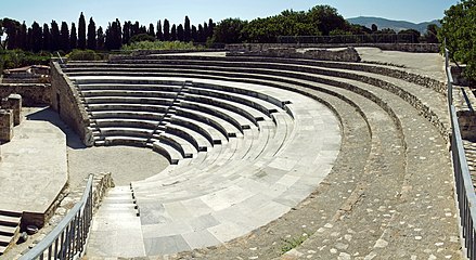 View of the ancient Odeon