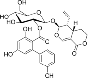 Chemical structure of amarogentin