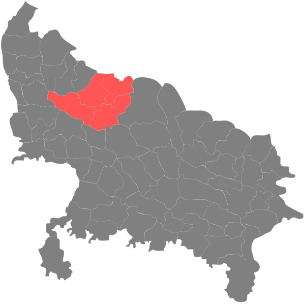 File:Bareilly division.svg