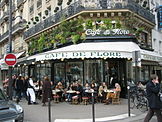 The Café de Flore in Paris is one of the oldest coffeehouses in the city. It is celebrated for its famous clientele, which included high-profile writers and philosophers