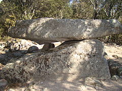 South-west upright stone.