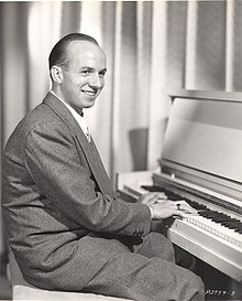 Van Heusen playing the piano