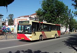 A Saffle bus in Gus-Khrustalny