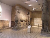 The British Museum - human-headed winged bulls from Dur-Sharrukin