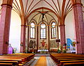 A Neo-Gothic Church (19th century) in The Old Town of Police, Poland