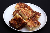 Chhena poda is a popular baked paneer cheese-cake from India