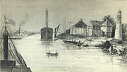 Near the mouth of the Chicago River 1838