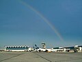 Rainbow at the Airport