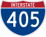 Interstate 405 marker