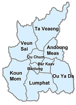 location in Ratanakiri Province