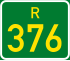 Regional route R376 shield